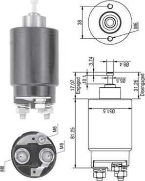 Magneti Marelli 940113050264 - Contacteur, démarreur cwaw.fr