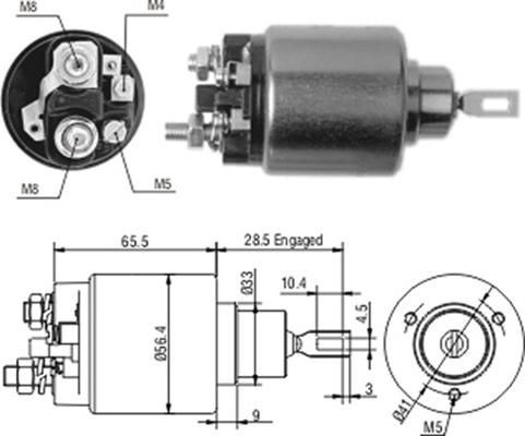 Magneti Marelli 940113050202 - Contacteur, démarreur cwaw.fr