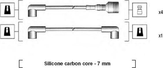 Magneti Marelli 941044140503 - Kit de câbles d'allumage cwaw.fr