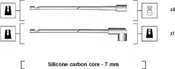 Magneti Marelli 941044110501 - Kit de câbles d'allumage cwaw.fr