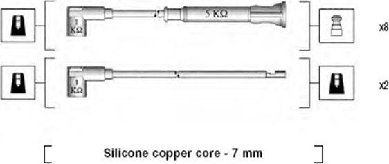 Magneti Marelli 941045170505 - Kit de câbles d'allumage cwaw.fr