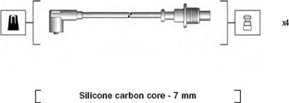 Magneti Marelli 941085150567 - Kit de câbles d'allumage cwaw.fr