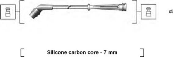 Magneti Marelli 941145390736 - Kit de câbles d'allumage cwaw.fr