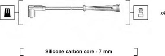 Magneti Marelli 941145350732 - Kit de câbles d'allumage cwaw.fr