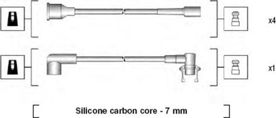 Magneti Marelli 941145230720 - Kit de câbles d'allumage cwaw.fr