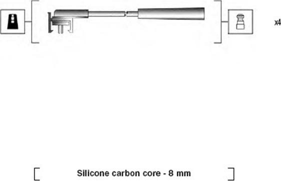 Magneti Marelli 941185140772 - Kit de câbles d'allumage cwaw.fr