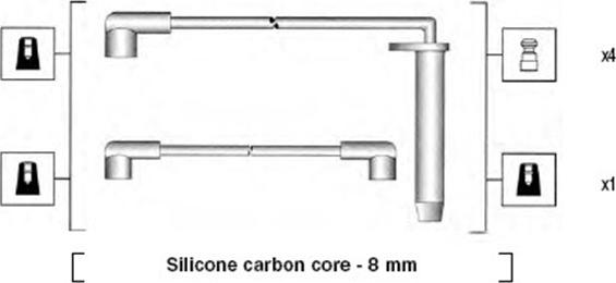 Magneti Marelli 941185180776 - Kit de câbles d'allumage cwaw.fr