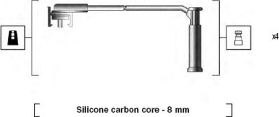 Magneti Marelli 941185270781 - Kit de câbles d'allumage cwaw.fr