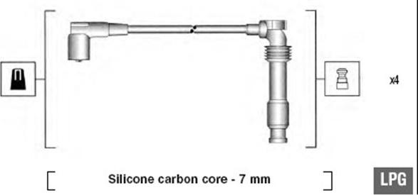 Magneti Marelli 941125320684 - Kit de câbles d'allumage cwaw.fr