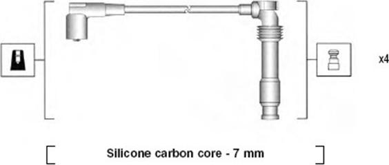 Magneti Marelli 941365050928 - Kit de câbles d'allumage cwaw.fr