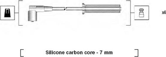 Magneti Marelli 941365100933 - Kit de câbles d'allumage cwaw.fr