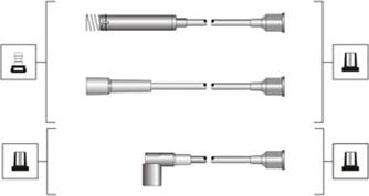 Magneti Marelli 941319170047 - Kit de câbles d'allumage cwaw.fr