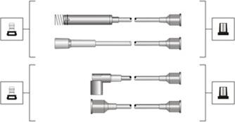 Magneti Marelli 941319170064 - Kit de câbles d'allumage cwaw.fr