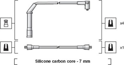 Magneti Marelli 941318111058 - Kit de câbles d'allumage cwaw.fr