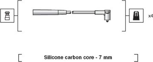 Magneti Marelli 941318111039 - Kit de câbles d'allumage cwaw.fr