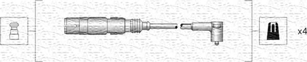 Magneti Marelli 941318111164 - Kit de câbles d'allumage cwaw.fr