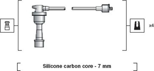 Magneti Marelli 941318111183 - Kit de câbles d'allumage cwaw.fr