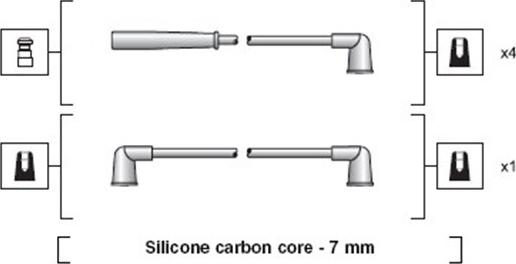 Magneti Marelli 941318111179 - Kit de câbles d'allumage cwaw.fr
