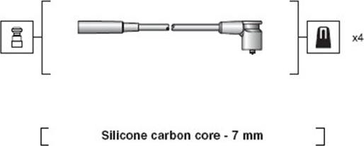 Magneti Marelli 941318111241 - Kit de câbles d'allumage cwaw.fr