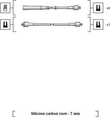 Magneti Marelli 941318111256 - Kit de câbles d'allumage cwaw.fr