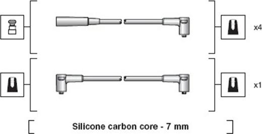 Magneti Marelli 941318111234 - Kit de câbles d'allumage cwaw.fr