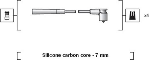 Magneti Marelli 941318111235 - Kit de câbles d'allumage cwaw.fr
