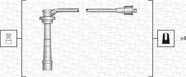 Magneti Marelli 941318111271 - Kit de câbles d'allumage cwaw.fr