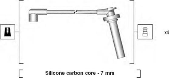 Magneti Marelli 941325070900 - Kit de câbles d'allumage cwaw.fr