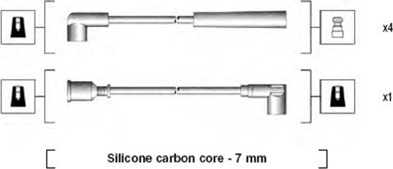 Magneti Marelli 941295030875 - Kit de câbles d'allumage cwaw.fr