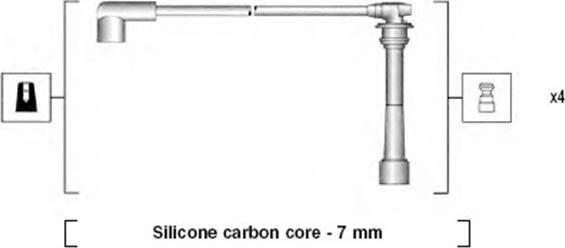 Magneti Marelli 941295130884 - Kit de câbles d'allumage cwaw.fr