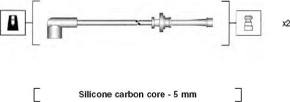 Magneti Marelli 941285020865 - Kit de câbles d'allumage cwaw.fr