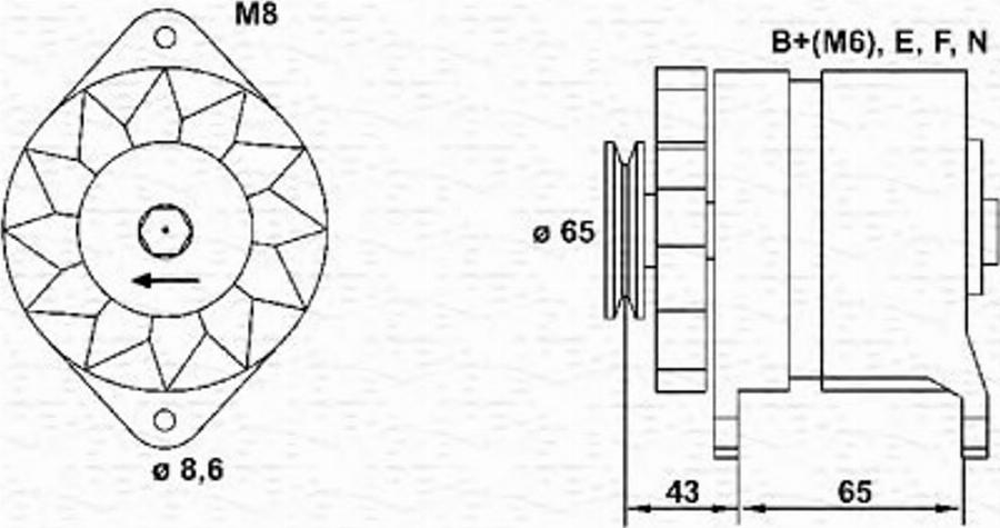 Magneti Marelli 943346041010 - Alternateur cwaw.fr