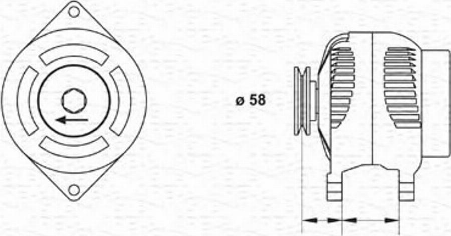 Magneti Marelli 943346053010 - Alternateur cwaw.fr