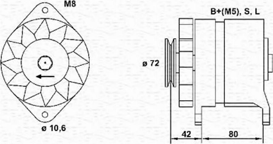 Magneti Marelli 943346080010 - Alternateur cwaw.fr