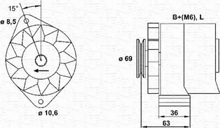 Magneti Marelli 943346033010 - Alternateur cwaw.fr