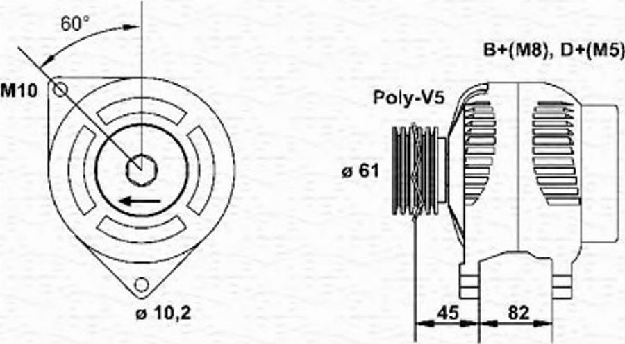 Magneti Marelli 943346037010 - Alternateur cwaw.fr