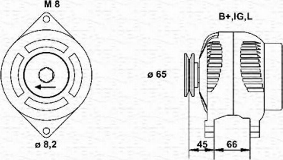 Magneti Marelli 943346024010 - Alternateur cwaw.fr