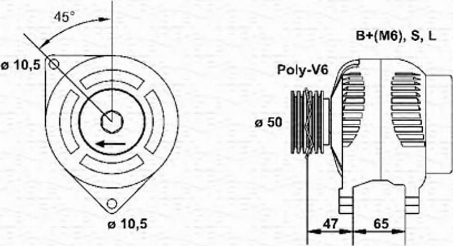 Magneti Marelli 943346145010 - Alternateur cwaw.fr