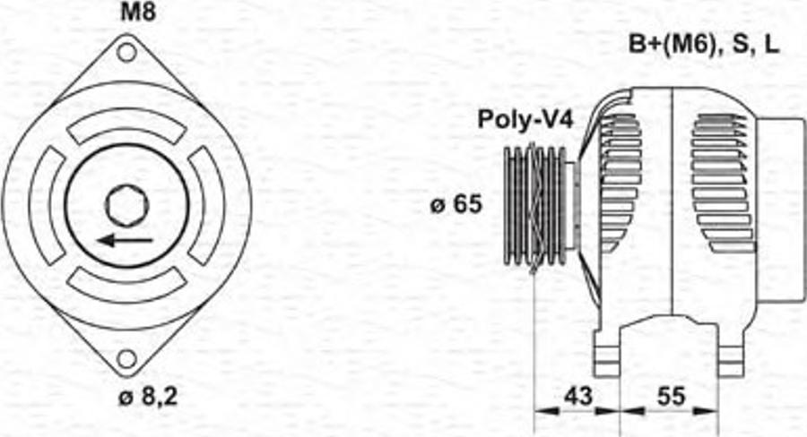 Magneti Marelli 943346134010 - Alternateur cwaw.fr