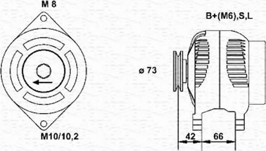 Magneti Marelli 943346133010 - Alternateur cwaw.fr