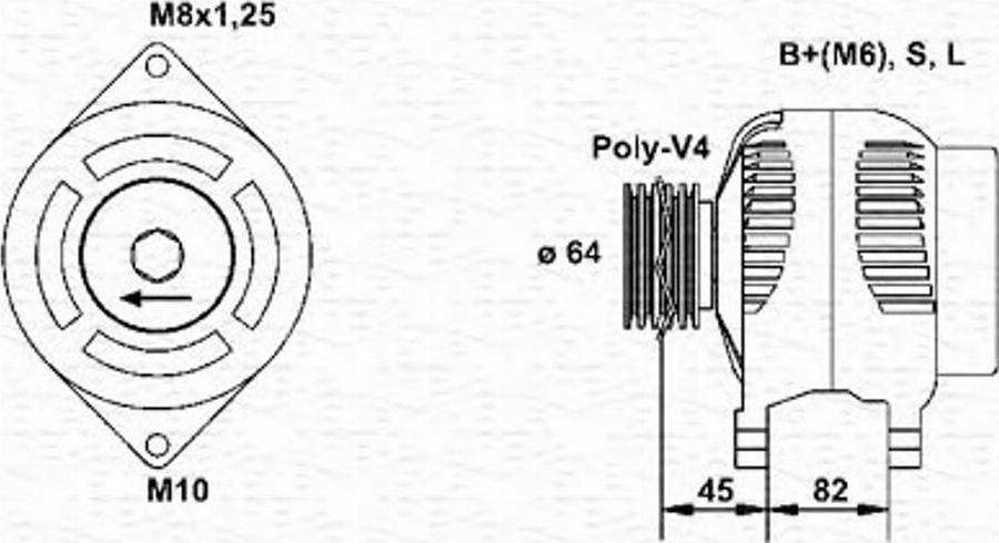 Magneti Marelli 943346126010 - Alternateur cwaw.fr