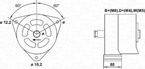 Magneti Marelli 943346121010 - Alternateur cwaw.fr