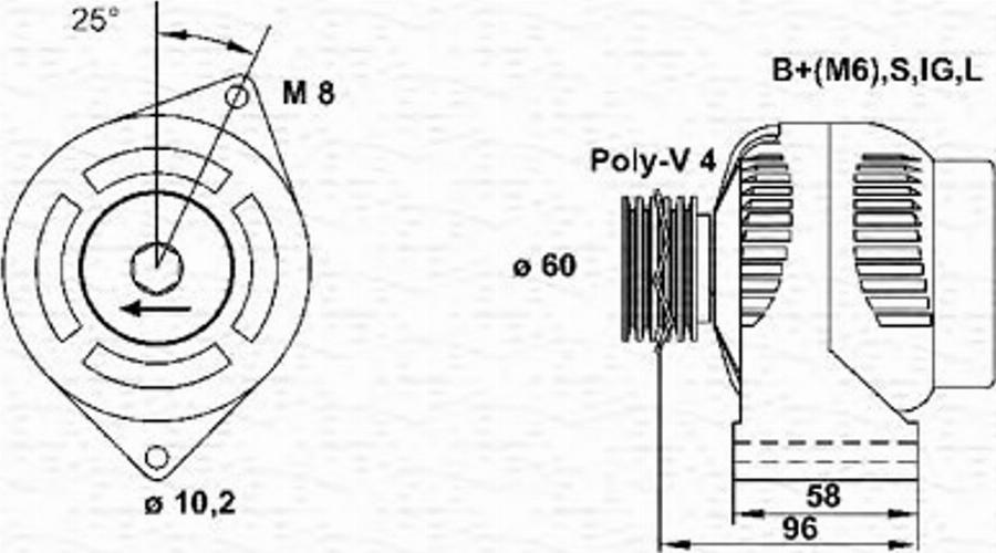 Magneti Marelli 943346172010 - Alternateur cwaw.fr