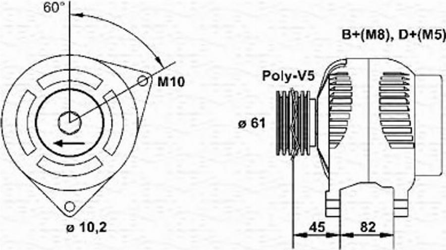 Magneti Marelli 943346206010 - Alternateur cwaw.fr