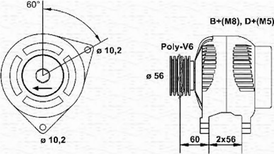 Magneti Marelli 943346207010 - Alternateur cwaw.fr