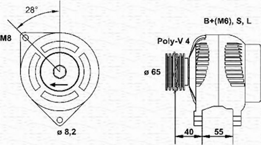 Magneti Marelli 943354003010 - Alternateur cwaw.fr