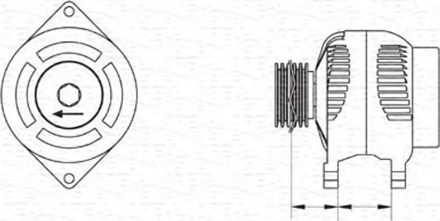 Magneti Marelli 943354026010 - Alternateur cwaw.fr