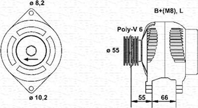 Magneti Marelli 943354075010 - Alternateur cwaw.fr