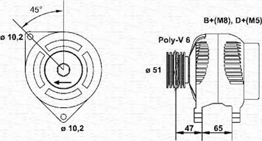 Magneti Marelli 943354108010 - Alternateur cwaw.fr