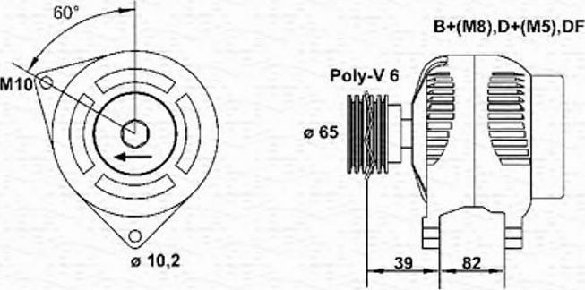 Magneti Marelli 943355096010 - Alternateur cwaw.fr